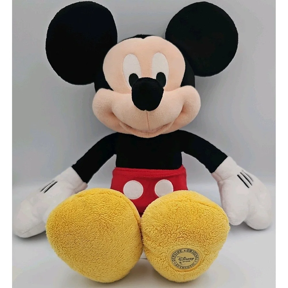 Disney Store Exclusive Mickey Mouse Red Shorts Plush 17”